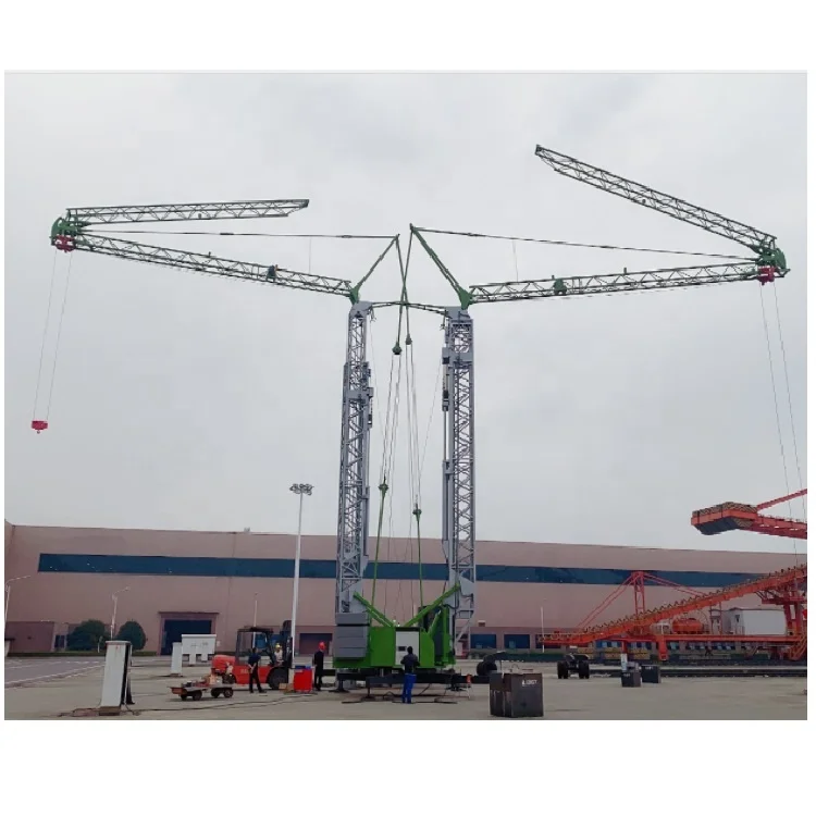  4 tons Haoboc self erecting mobile tower cranes with best