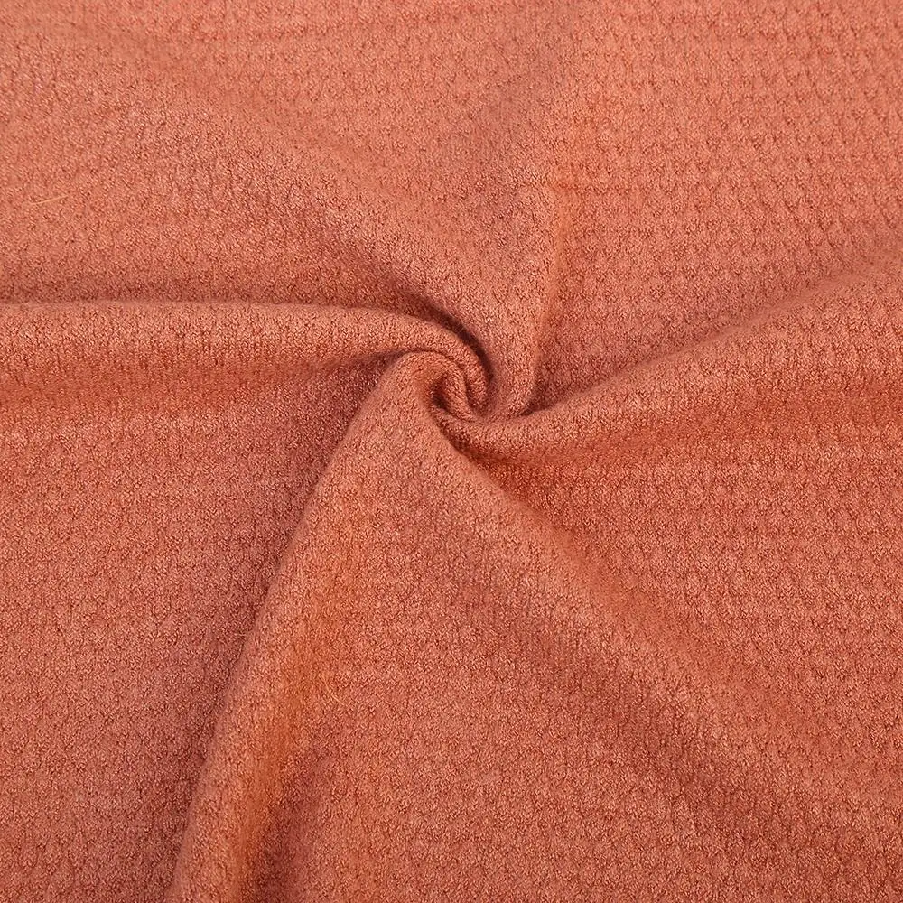 Soft handfeeling high quality knitted italian woven cashmere fabric for sweater