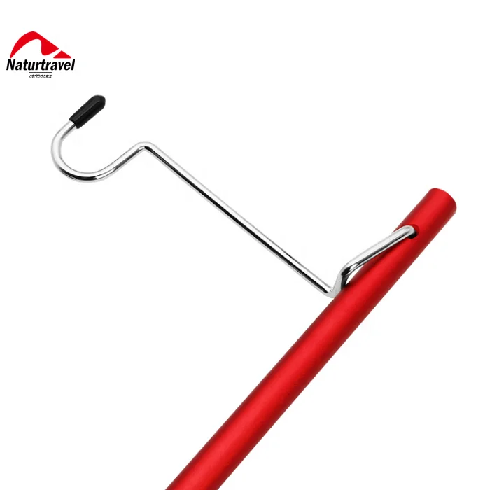 Naturtravel Detachable Lamp Pole Tripod Solid Wood Lamp Bracket Lamp Holder for Camping Hiking Fishing with bag