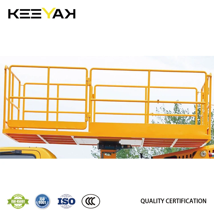 Дизельная высококлассная Рабочая платформа Isuzu 16-24 м ковшовый грузовик 6 колесный 4*2 подъемный с большой платформой 500 кг