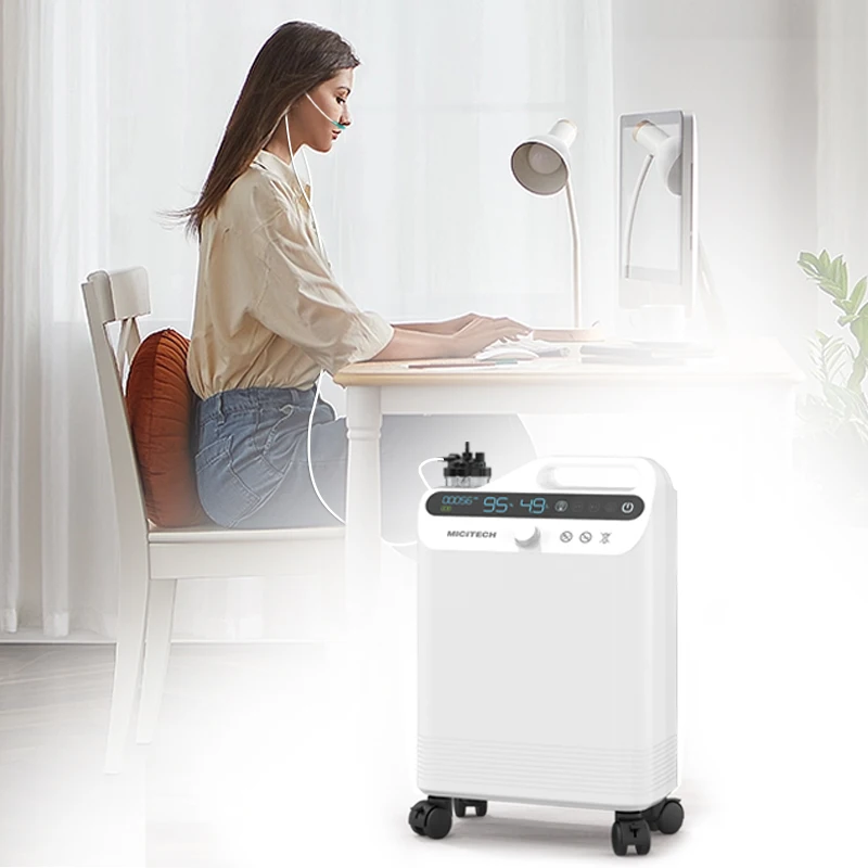 MICiTECH fashion design high quality homecare portable meccial grade high purity stationary xygen concentrator portable mini