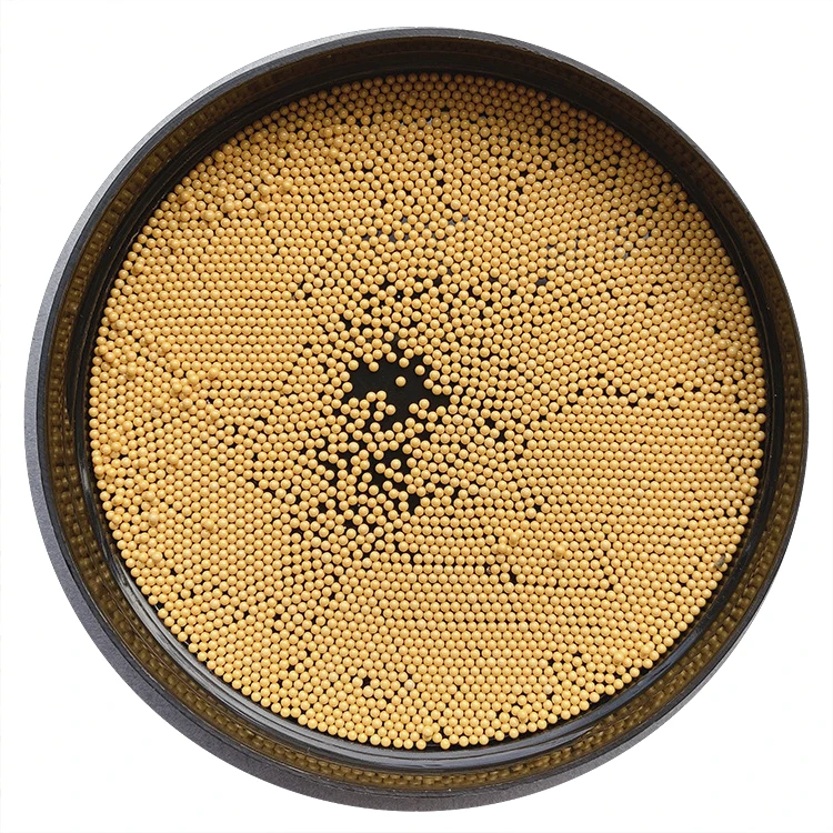 Yellow ceria cerium stabilized zirconia ceramic mineral beads cerbia stabilized zirconia bead 2.0 mm ball