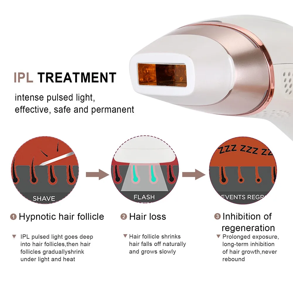 2022 New Diode Laser Hair Removal Device Painless Laser Portable Mini Home Use IPL Machine