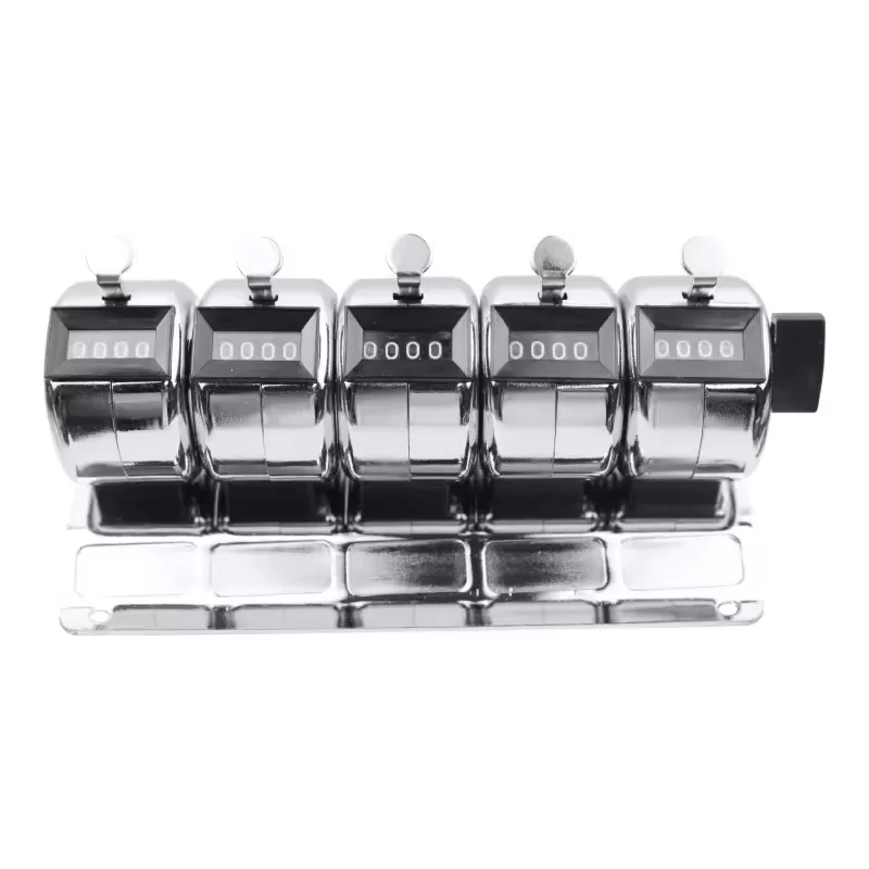 Металлический Новый 2/3/4/5/6 многофункциональный настольный механический счетчик с ручным управлением