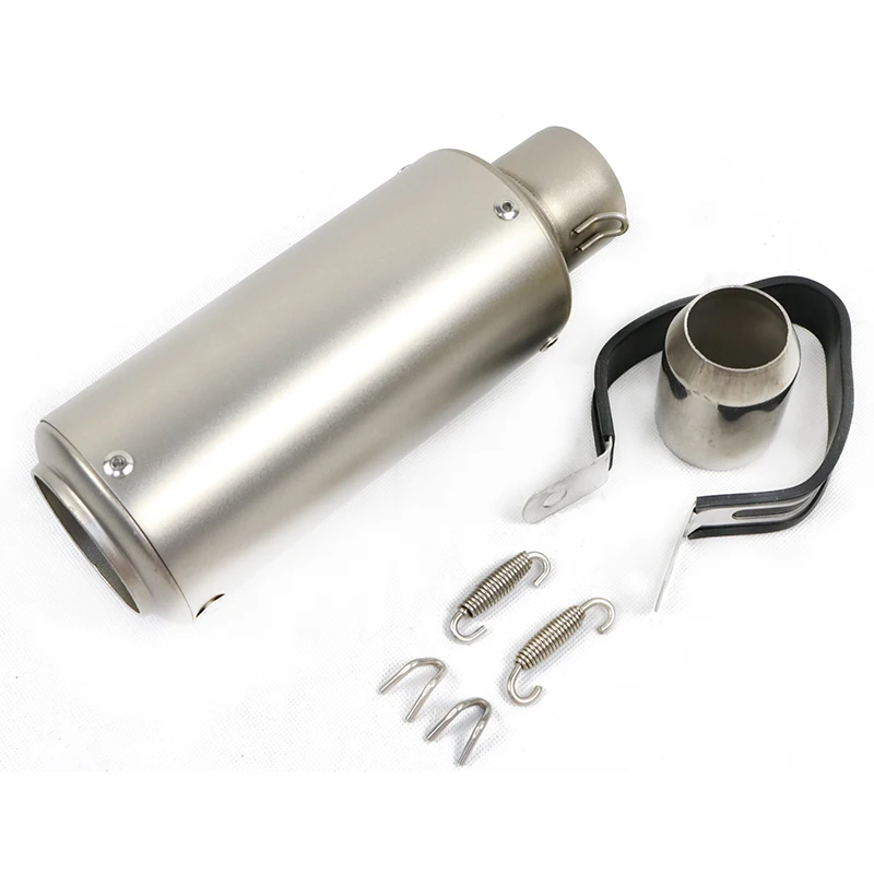 51mm 60mm GP Silencer Inlet Universal Motorcycle sc Exhaust Scooter Motorcycle atv Acra Povich Exhaust Muffler