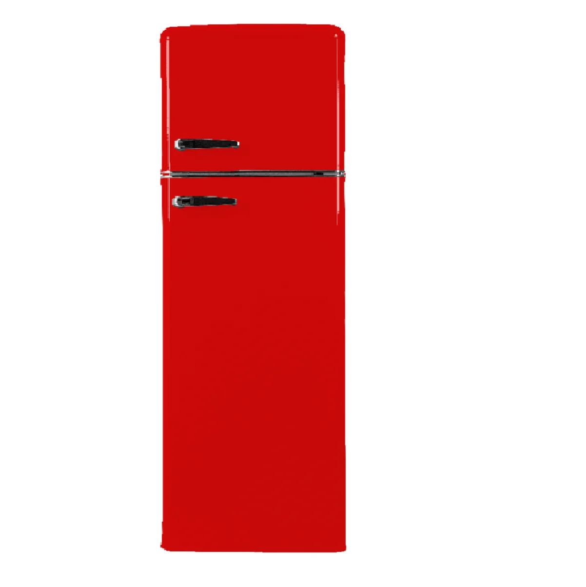 Hot sale Retro freezer refrigerator colorful mini fredge refrigerator double door handle BCD-260LHc for home and hotel nevera