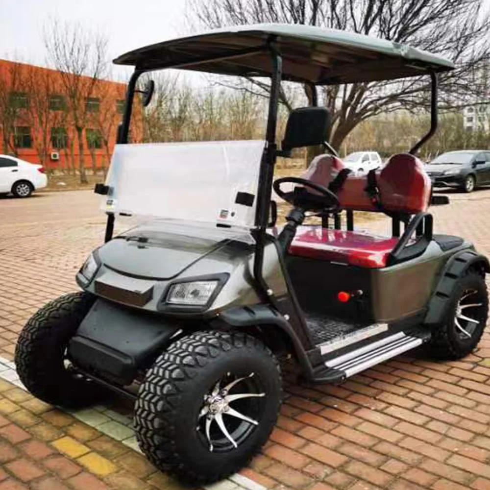 Electric Golf Cart 2 Seats 4 Passengers Golf Buggy Hotel Reception 72V Lithium Battery New Electric Golf Carts