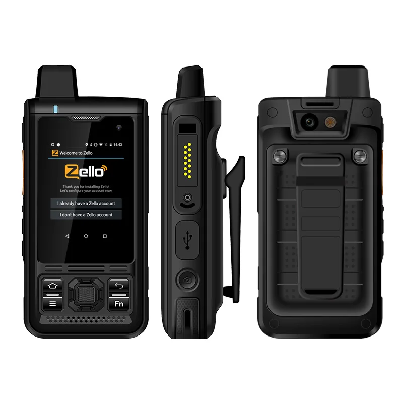  UNIWA B8000 2 4 дюймовый IPS экран IP68 водонепроницаемый Quad Core аппарат не привязан к оператору сотовой связи псу иди и болтай Walkie Talkie “иди Android телефонов портативное
