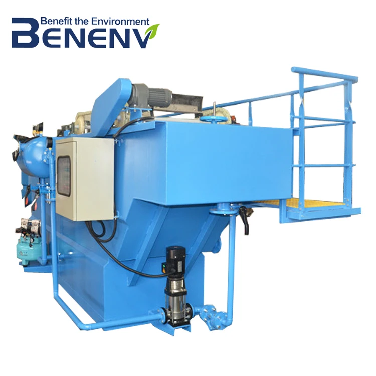 Process water treatment solution for textile wastewater treatment DAF system with surface plate