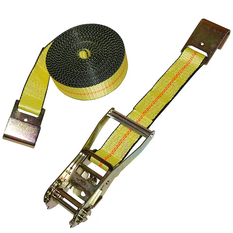 Ratchet Lashing 11,000 lbs Breaking Strength 2' Custom Ratchet Strap for Trucks and Boats