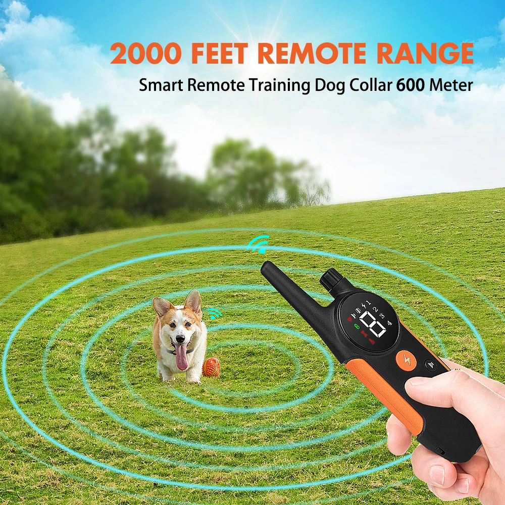 
Tize Barking collar for dogs rechargeable no shock remote waterproof pet electric shock dog training collar 