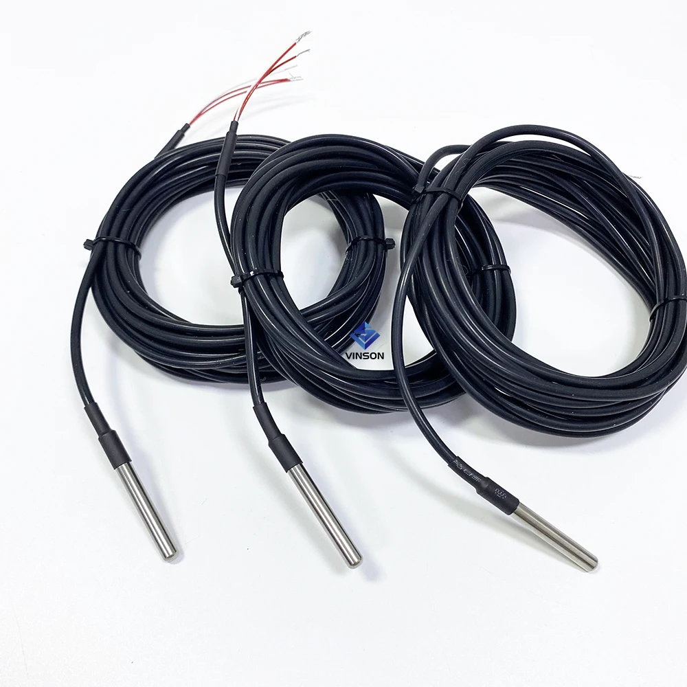 High sensitive 3 wire 4 wire waterproof PT1000 PT100 thermocouple k type thermal resistance temperature sensor