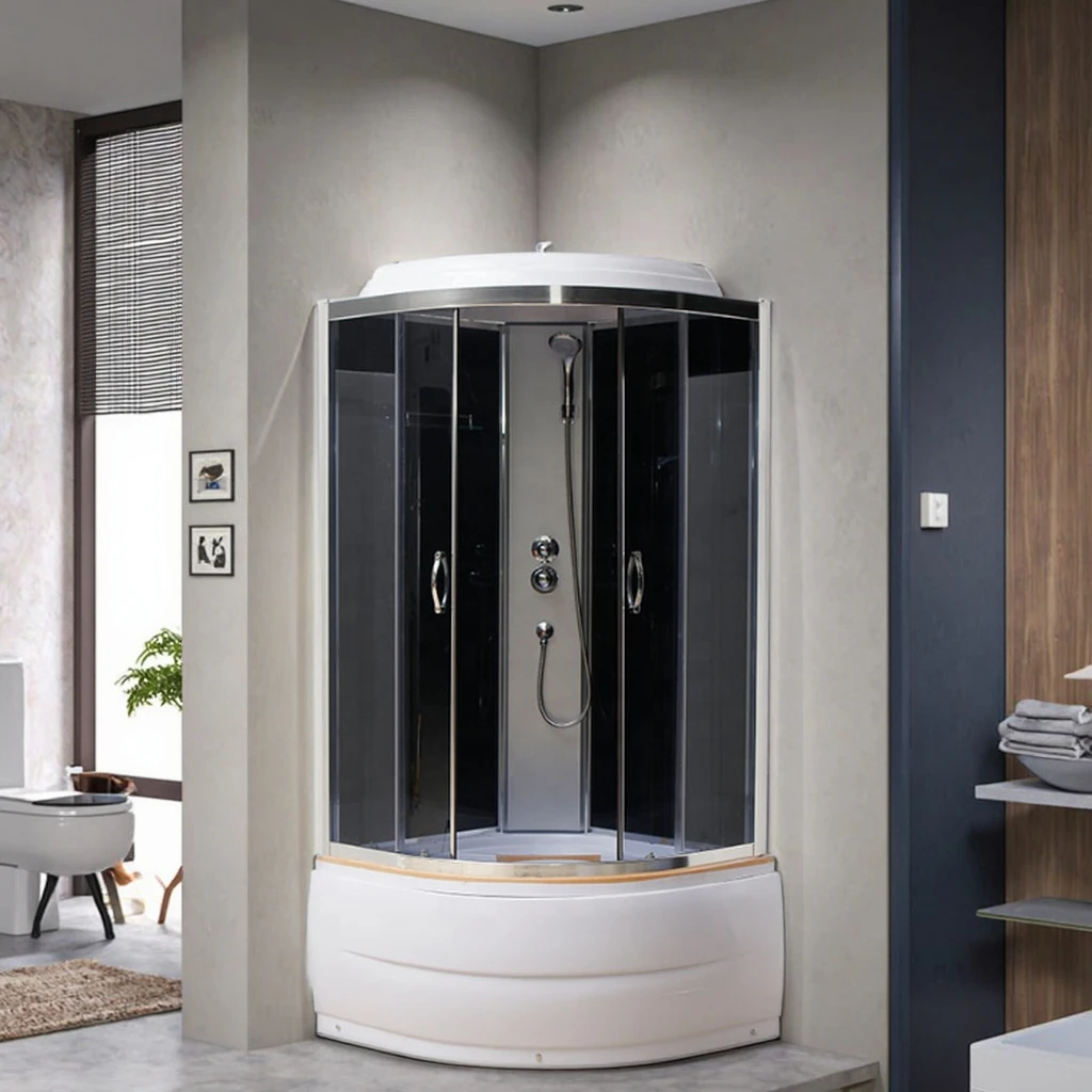 Экономичный Простой Полный душевые кабины небольшой душевой для ванной комнаты уголка или угловой