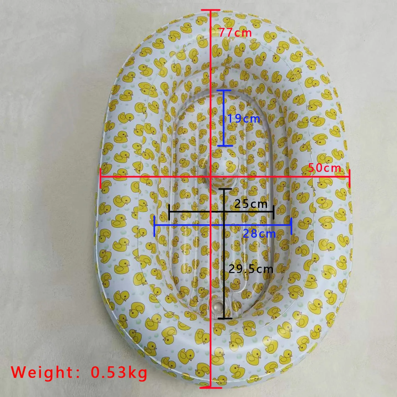 Family swimming pool baby duckling bath baby spa bath foldable bath