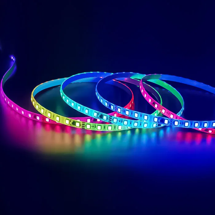 Super Bright Christmas Decoration Cafe Lighting Led Strip Intelligent Control Waterproof SMD5050 Led Strip Light