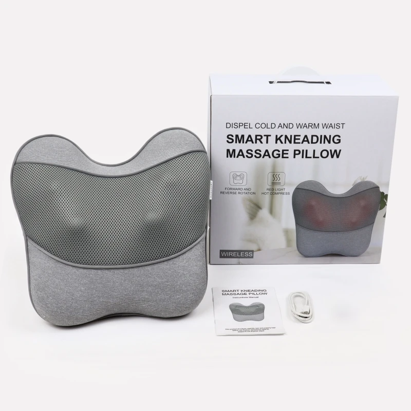 2023 New Factory Original Patent 2000mAh Butter fly Style Spine Neck Back Massagers Pillow Lumbar Back Massager