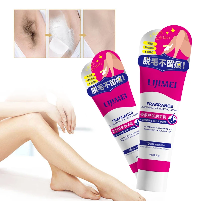Factory Supply Price Private Label Men Women Hair Depilatory Cream Organic Whole Body Permanent Painless Fem Hair Removal Cream