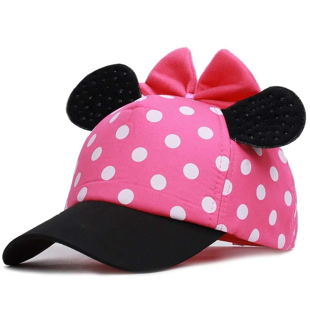 
Bow cute girl princess kids baseball cap 