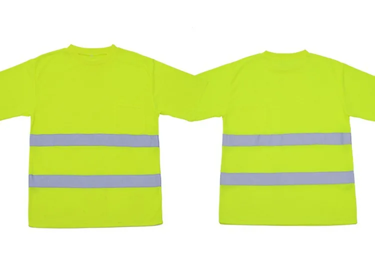 100% полиэстер на открытом воздухе с длинным рукавом Hi Vis Акция мужские тренировочные брюки со светоотражающей форма спецодежды полосатая теплопередачи футболка круглым вырезом и цветочным