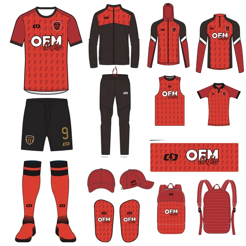 Custom breathable Soccer t-shirts Soccer Club uniform football shits football uniform kit soccer jersey set football uniform set