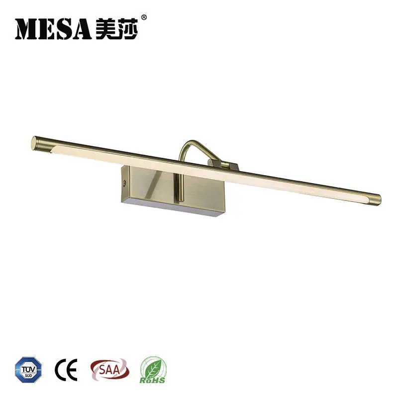 Adjustable Antique Brass Indoor Painting Frame Wall Lights 5W 8W 11W LED Wall Gallery Picture Light