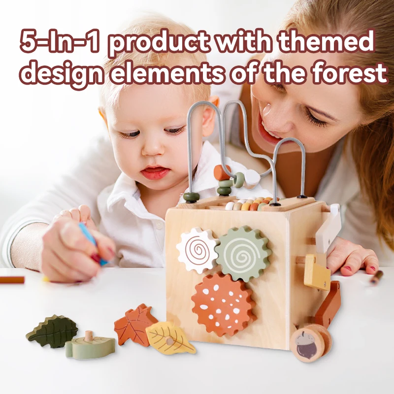 YT Cute Pattern Educational Toys Train Set Stacking Automatic Placement Building Blocks Electric Domino Train Toys