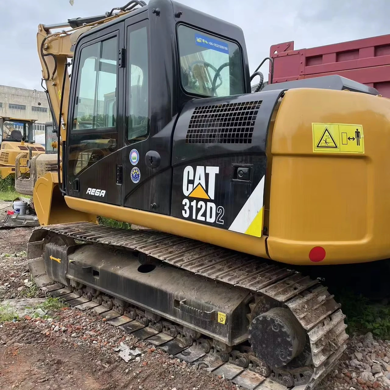 Используемый гусеничный экскаватор CAT 312D также использовал 312D/315D/320B/320BL