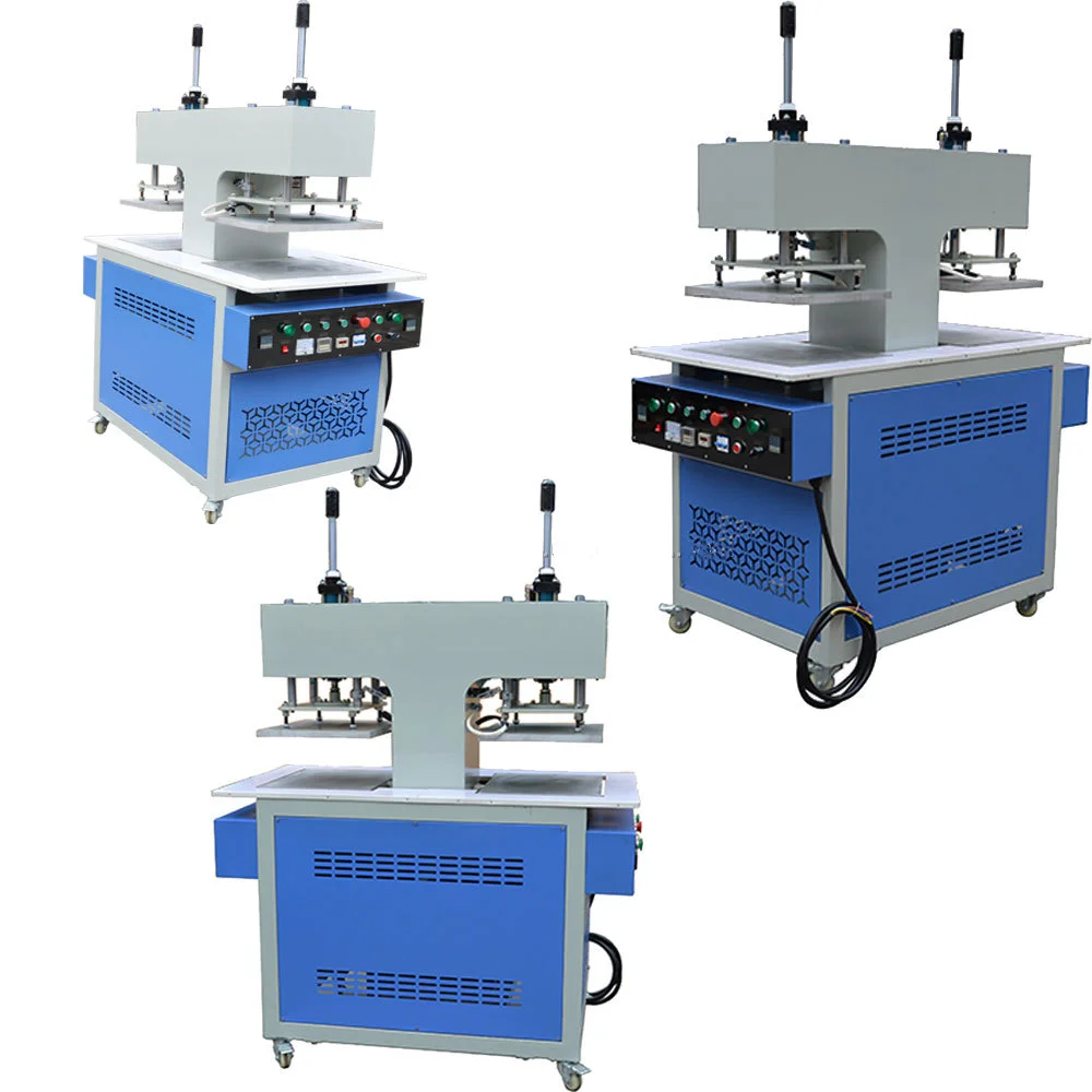 Factory Hydraulic Double-heating T-Shirt Print Machine 3D Concave and Convex Embossing Machine 3D Stamps for Leather Clothes