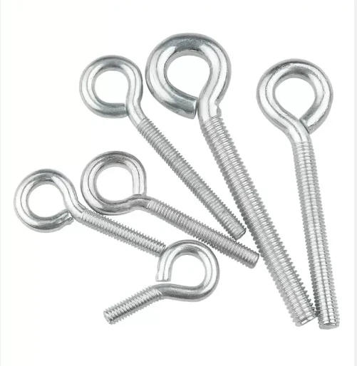 Custom Stainless Steel Sheep Eye Thread Closed Hook Ring Screw Eye Bolt for Industry Metric Measurement System