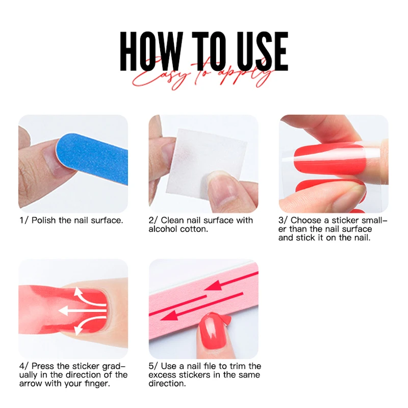 Rosalind real nail polish strips set soft nails self adhesive semi cured gel nail tips sticker uv wraps short design gel strips