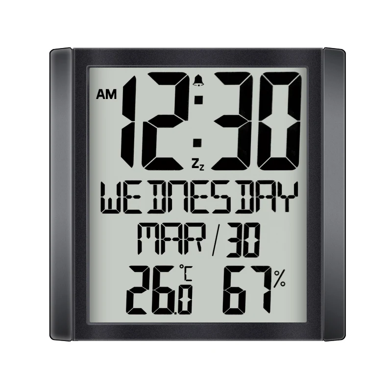 Table Bedroom Electronic Clocks Lighted Led Established New Desines Dining Room Thermometer Logo Custom Made Wall Clock