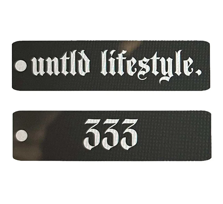 Custom Embroidery Key Chain with Logo for Promotion