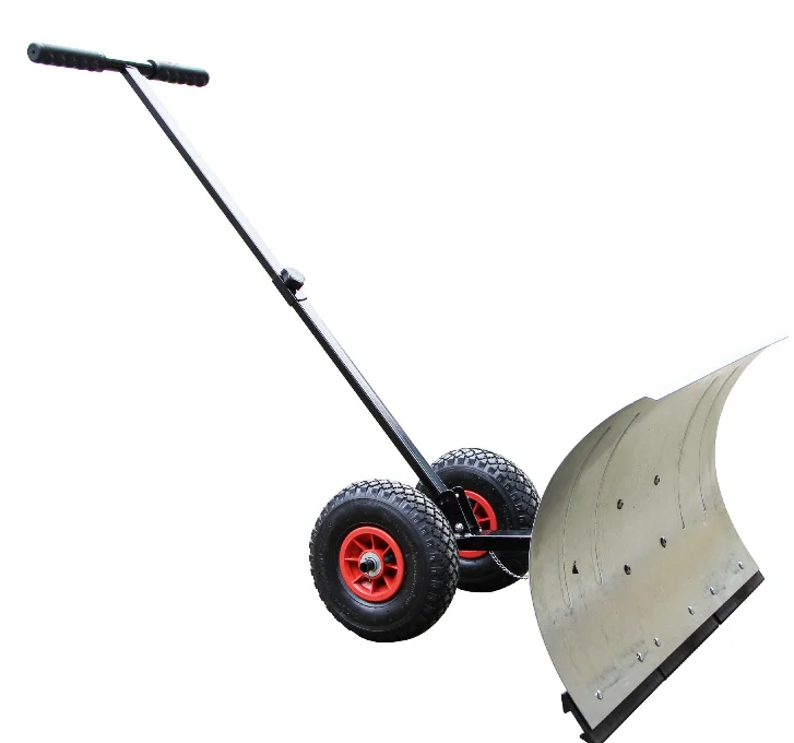 Hand wheeled snow shovel is suitable for community, playground, street, foldable storage