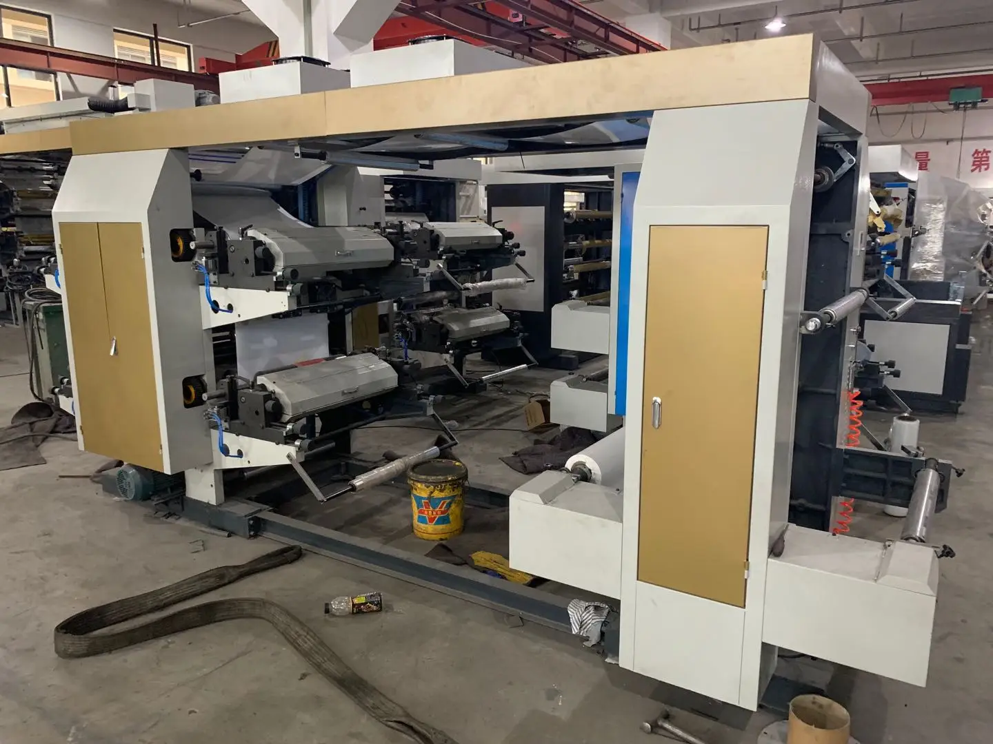 4 Color plastic film paper  Flexo Printing Machine