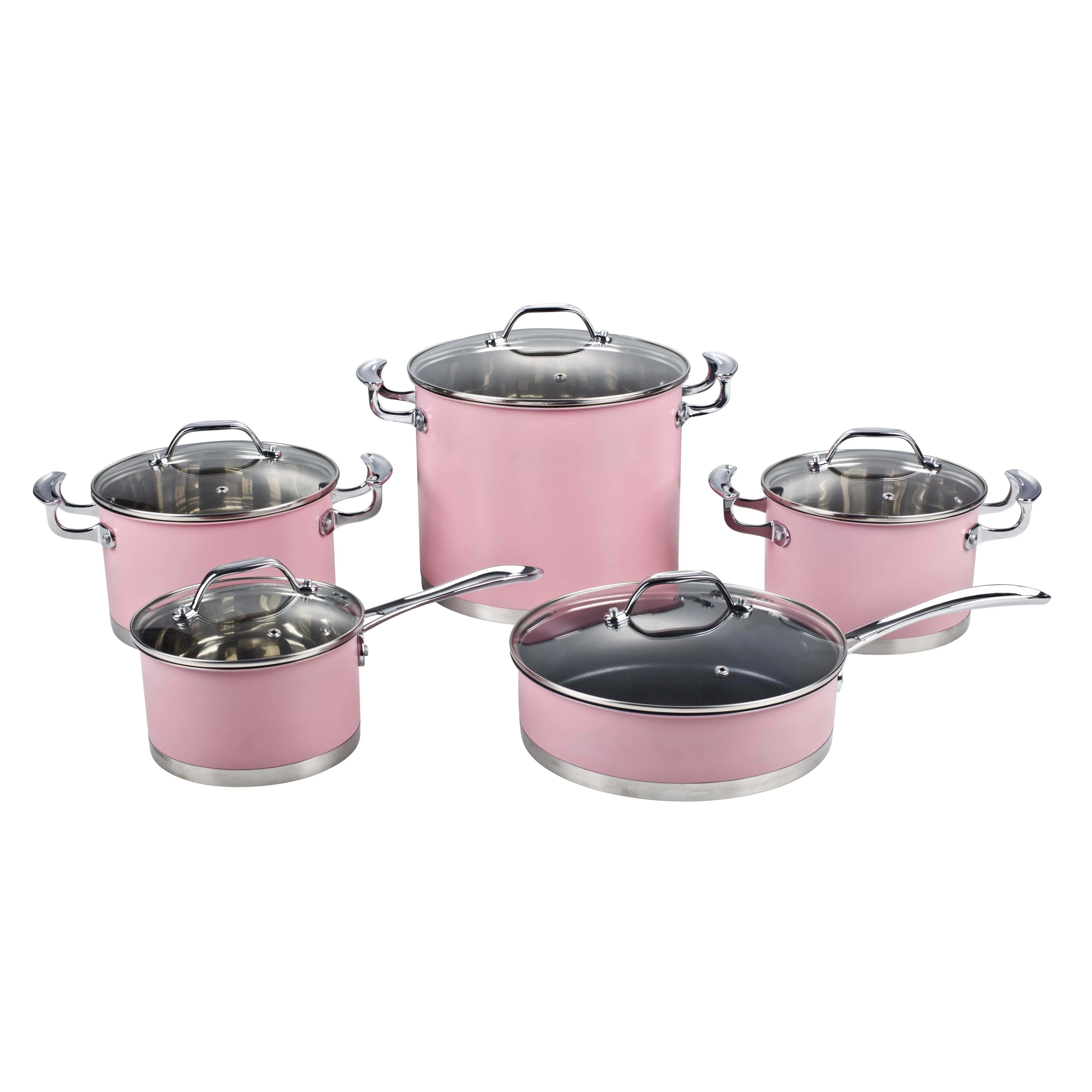 Durable Kitchen Stainless Steel Cookware Pots and Pans Casserole pot Dutch Oven Sauce pan Fry pan