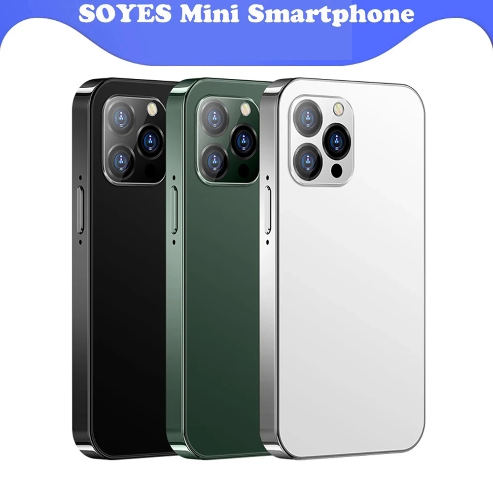 SOYES D13 Mobile Phone 3G 4G Dual SIM Type-C 900mAh LED Light SOS Super Fashion Small Mini Card MobilePhone Celular VS XS11 XS12