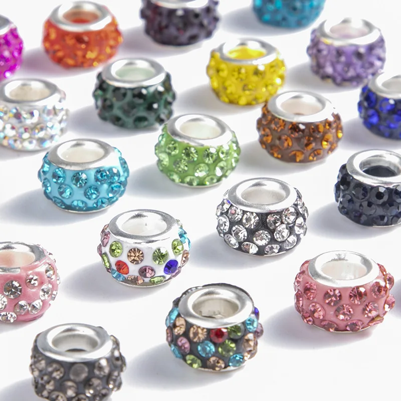 Mixed packaging hot selling three rows of corns, clay balls, large hole beads, bracelet sets, jewelry accessories