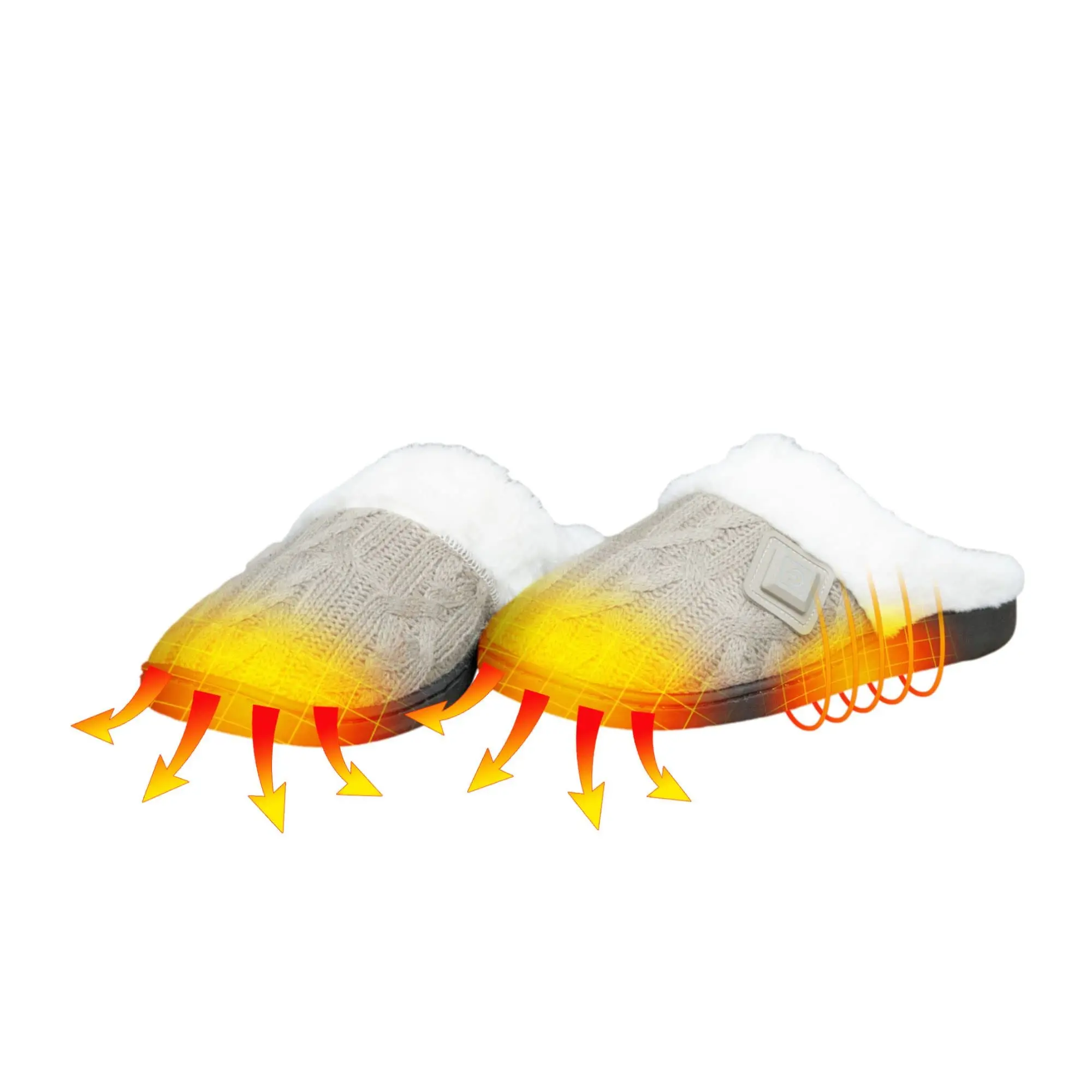 Thermal Heated Slippers for Women Rechargeable Foot Wear with Three Temperature Settings Keep Feet Warm up to Six Hours