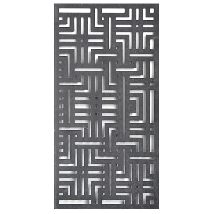 Бессвинцовый Анти-ультрафиолетовый WPC CNC наружные экраны уединения забор экран для украшения