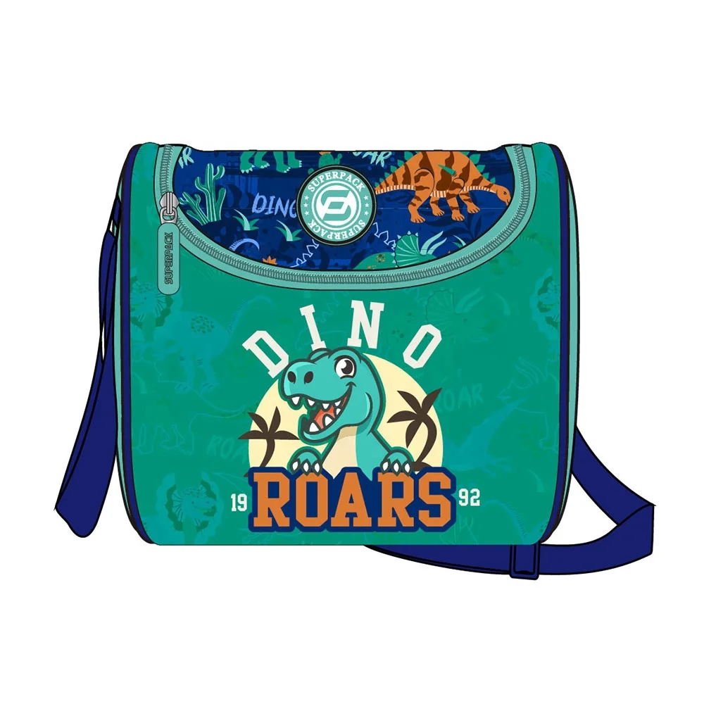 New Fashion Trends Lightweight Primary School Students Backpack 3 Pcs School Trolley Bag Dinosaur School Bags