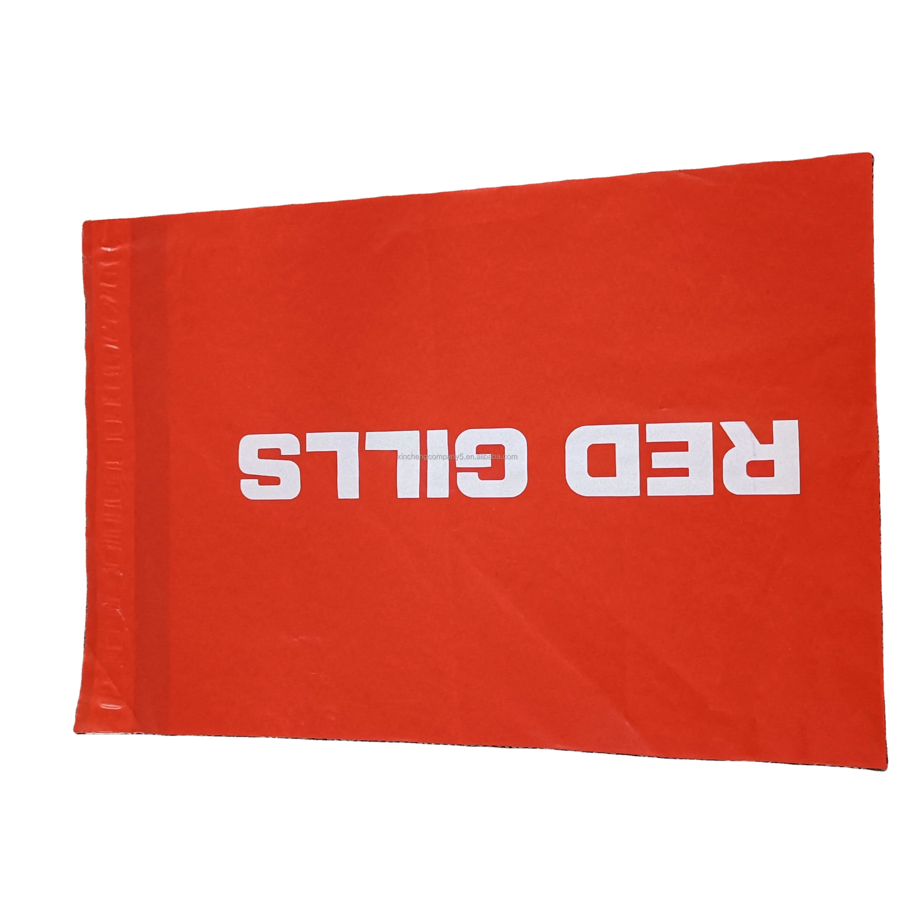 high quality strong self seal parcel delivery poly mailer mailing bag custom logo with pink beign color clothes packing