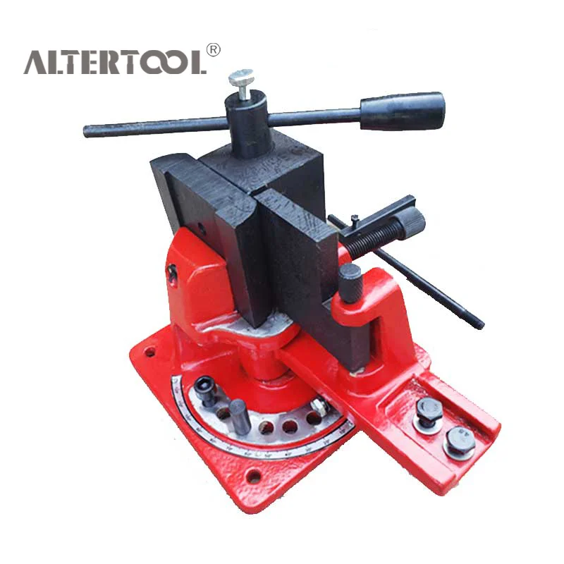 Pipe Manual Bending Machine Universal Tube Scroll Conduit Heavy-Duty Iron Universal Bender ALTERTOOL Manufacture TZW51-551