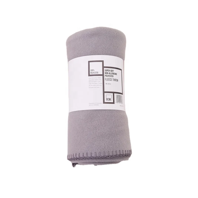 High level light purple color polar fleece blanket kids polyester pillow wholesale animal design blanket