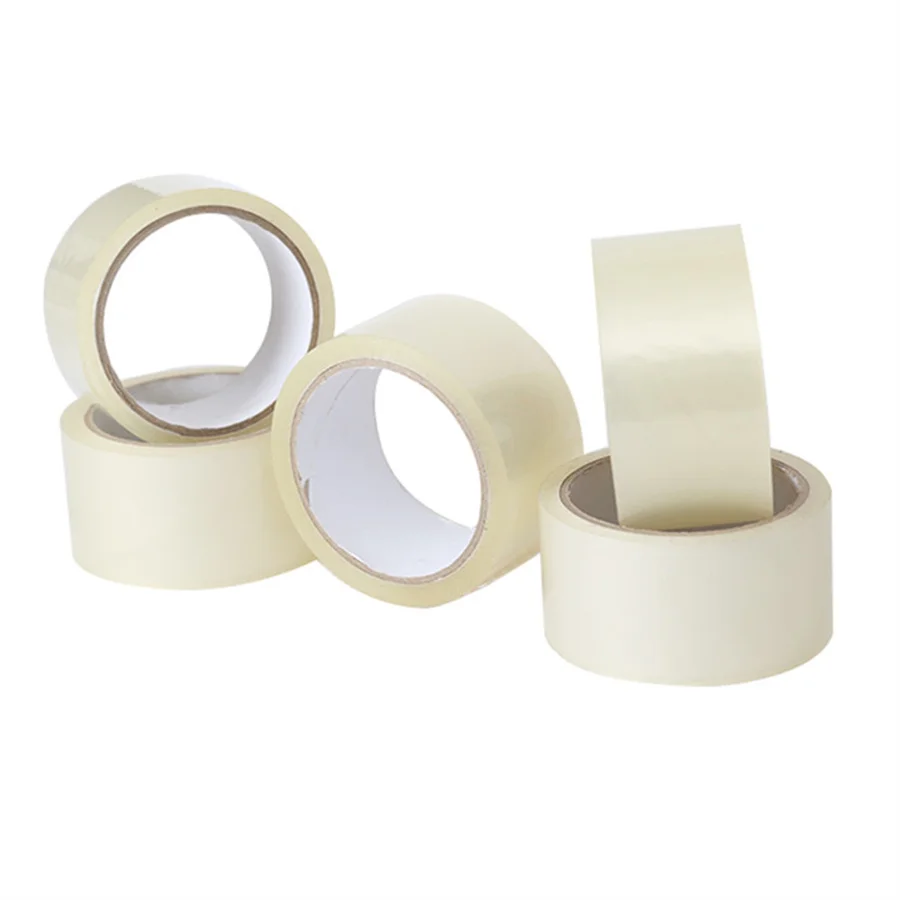 china cheap silent sellotape 45mm*100y*50um clear brown packaging tape 110 yards/roll 300m