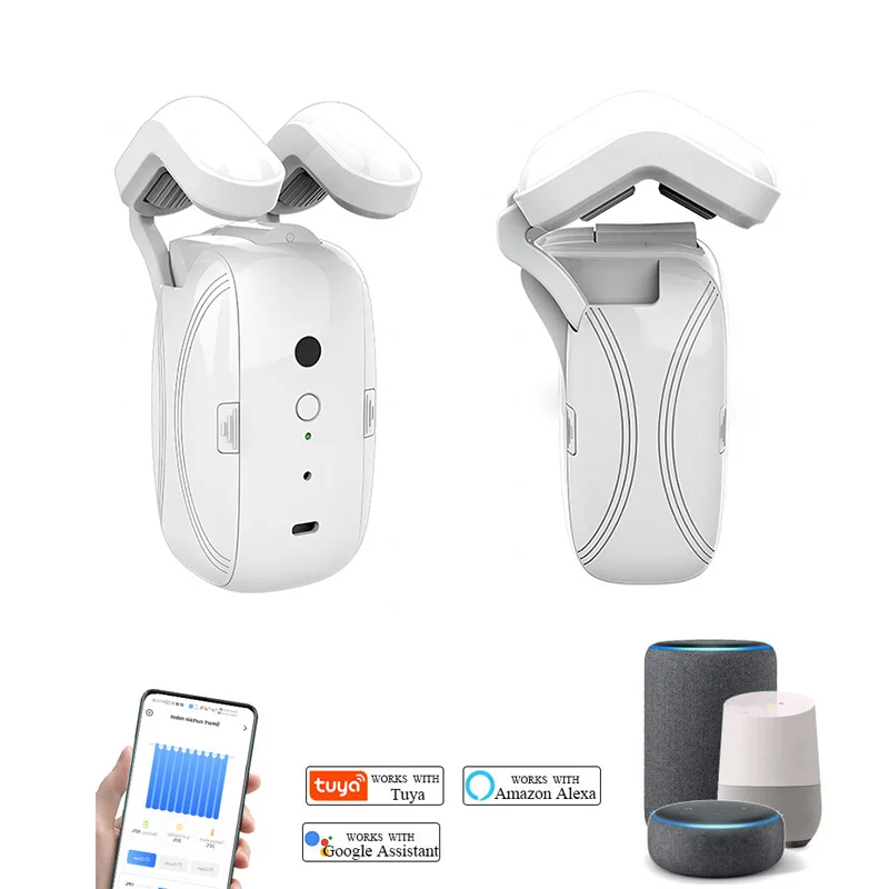 Smart Home Products Automatic Curtain Opener Tuya Wifi Curtain Hardware Smart Life Voice Control Curtain Robot