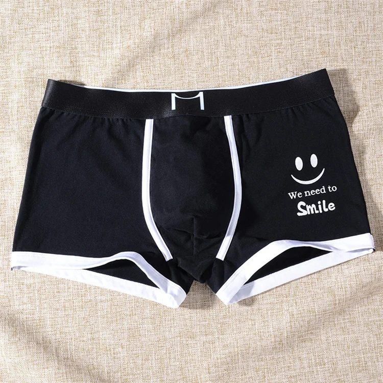 New Young Personality Trend Breathable Comfortable Underwear Men Sexy Cotton Men Underwear Custom Underwear Men