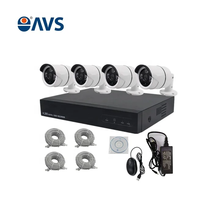 Home 1080P 4K Video IP Camera Set System POE 8MP 4CH NVR Kit Security CCTV Surveillance System