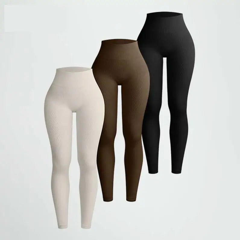 Yoga Pants Leggings Polyester Leggings Con Espalda En V Wholesale Fitness Clothing Wear Leggings For Girls 11 To 12 Years