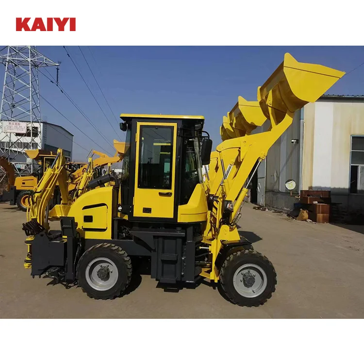 China Popular Cheap Kubota Mini Backhoe Wheel Loader With Backhoe For Sale