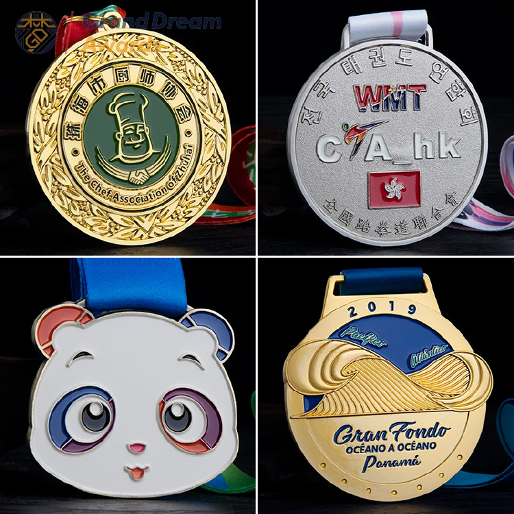 
Marathon sport medal custom running metal medal martial arts irregular children metal medal 